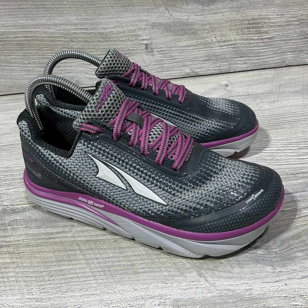 Altra Torin 3.0 Inner Flex Athletic Running Sneakers Grey/Purple Women's 7.5